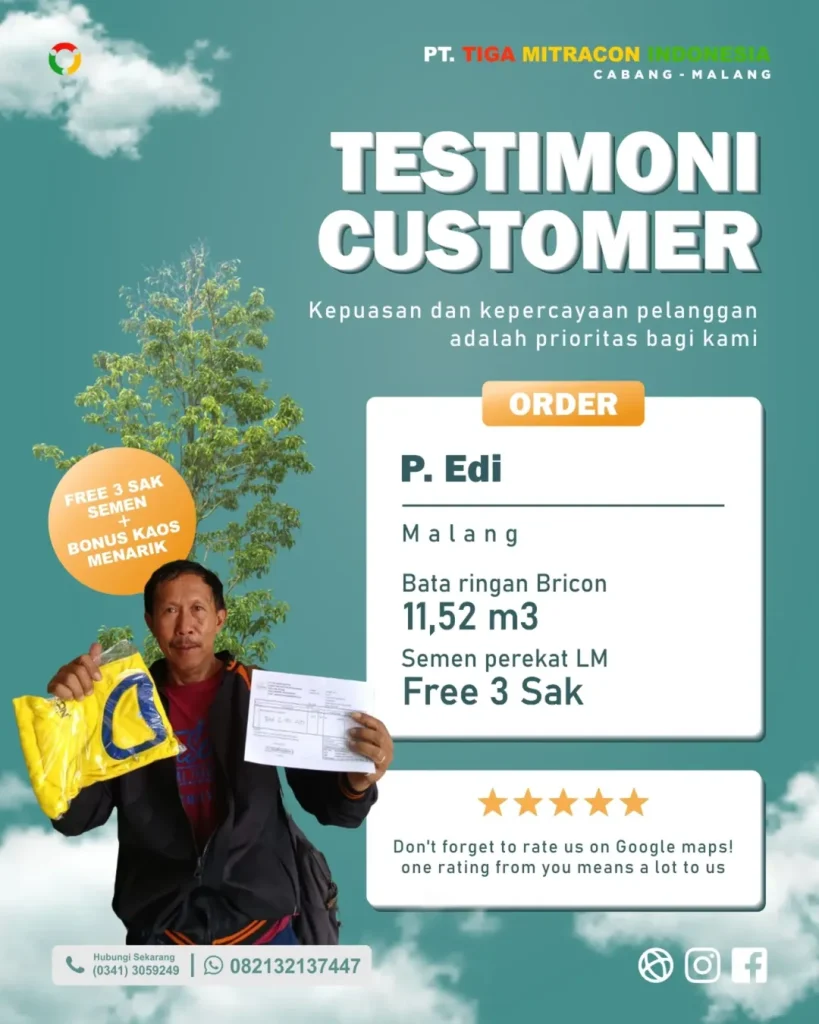 paket bata ringan & semen p.edi